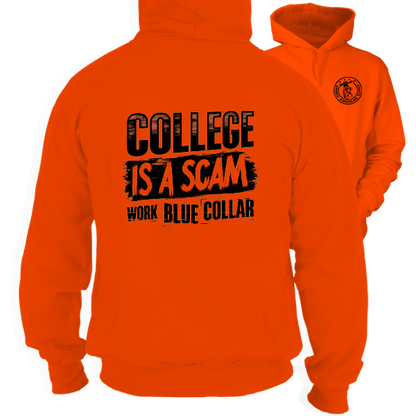 College - Safety Orange Hi-Vis Hoodie