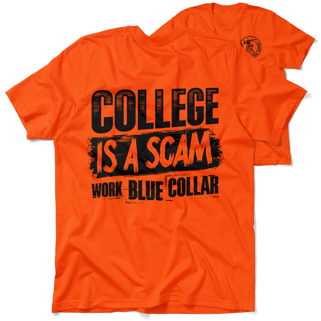 College - Safety Orange T-Shirt