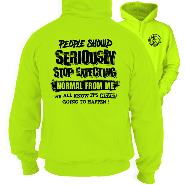 Should Stop Expecting - Safety Yellow Hoodie