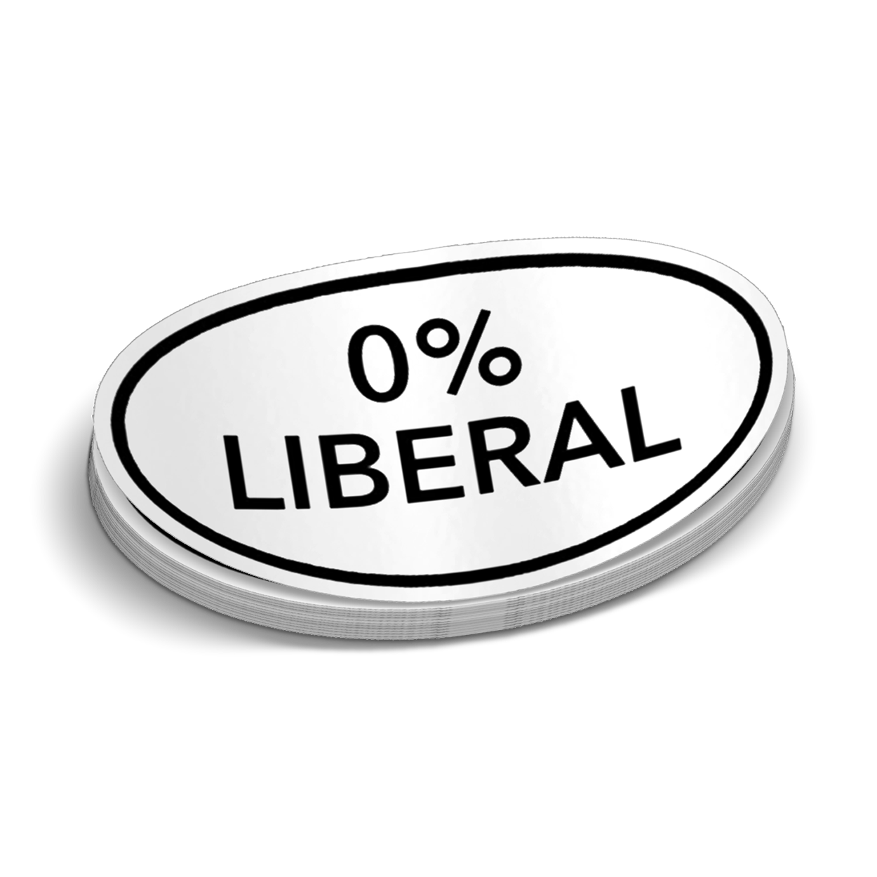 0% Liberal Decal