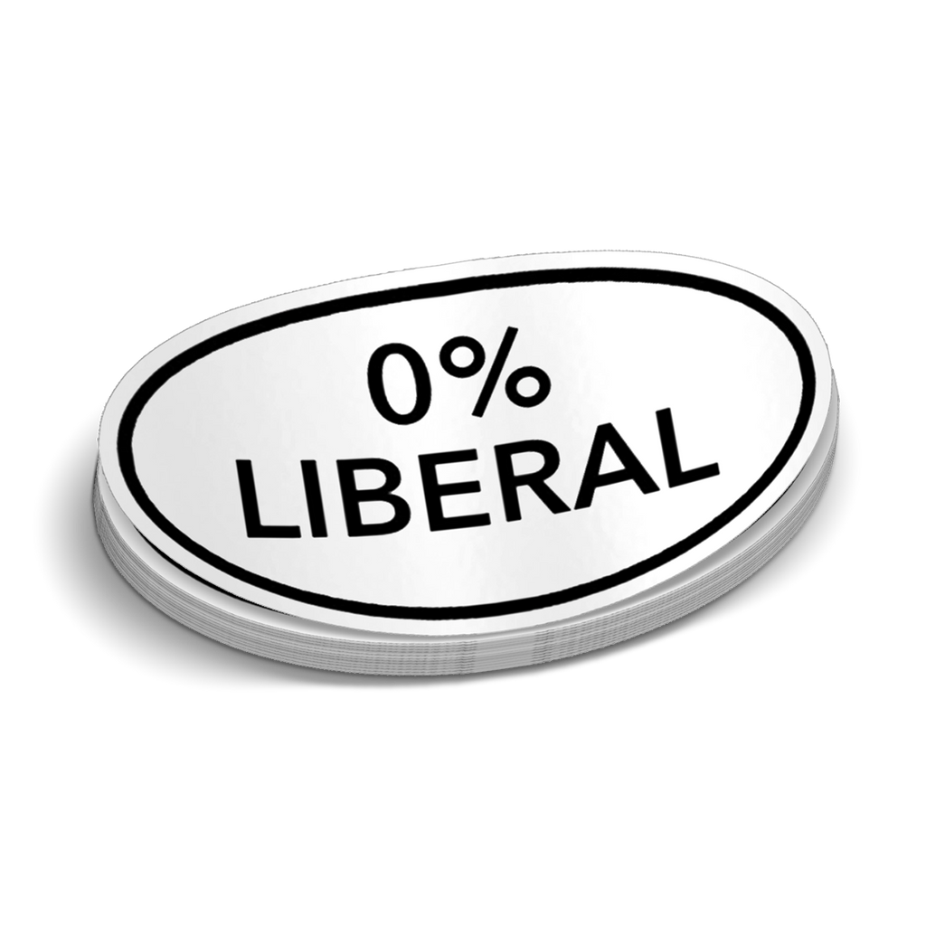 0% Liberal Decal