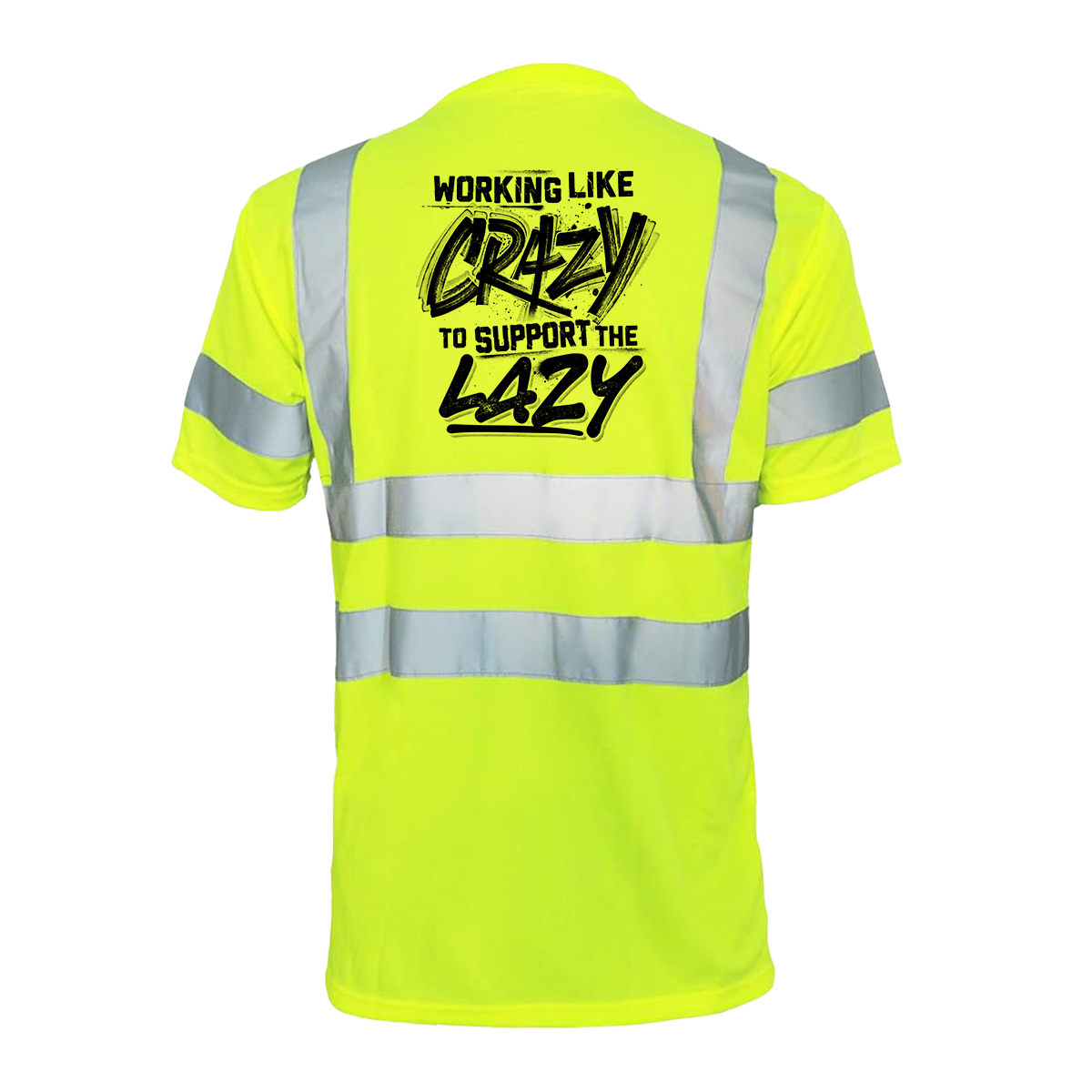Crazy - Reflective Safety T-Shirt