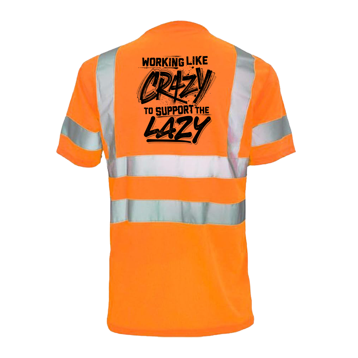 Crazy - Reflective Safety T-Shirt
