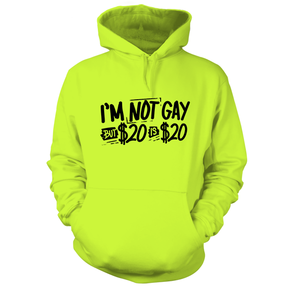 I'm Not Gay - Safety Hi-Vis Hoodie Workwear