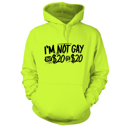 I'm Not Gay - Safety Hi-Vis Hoodie Workwear