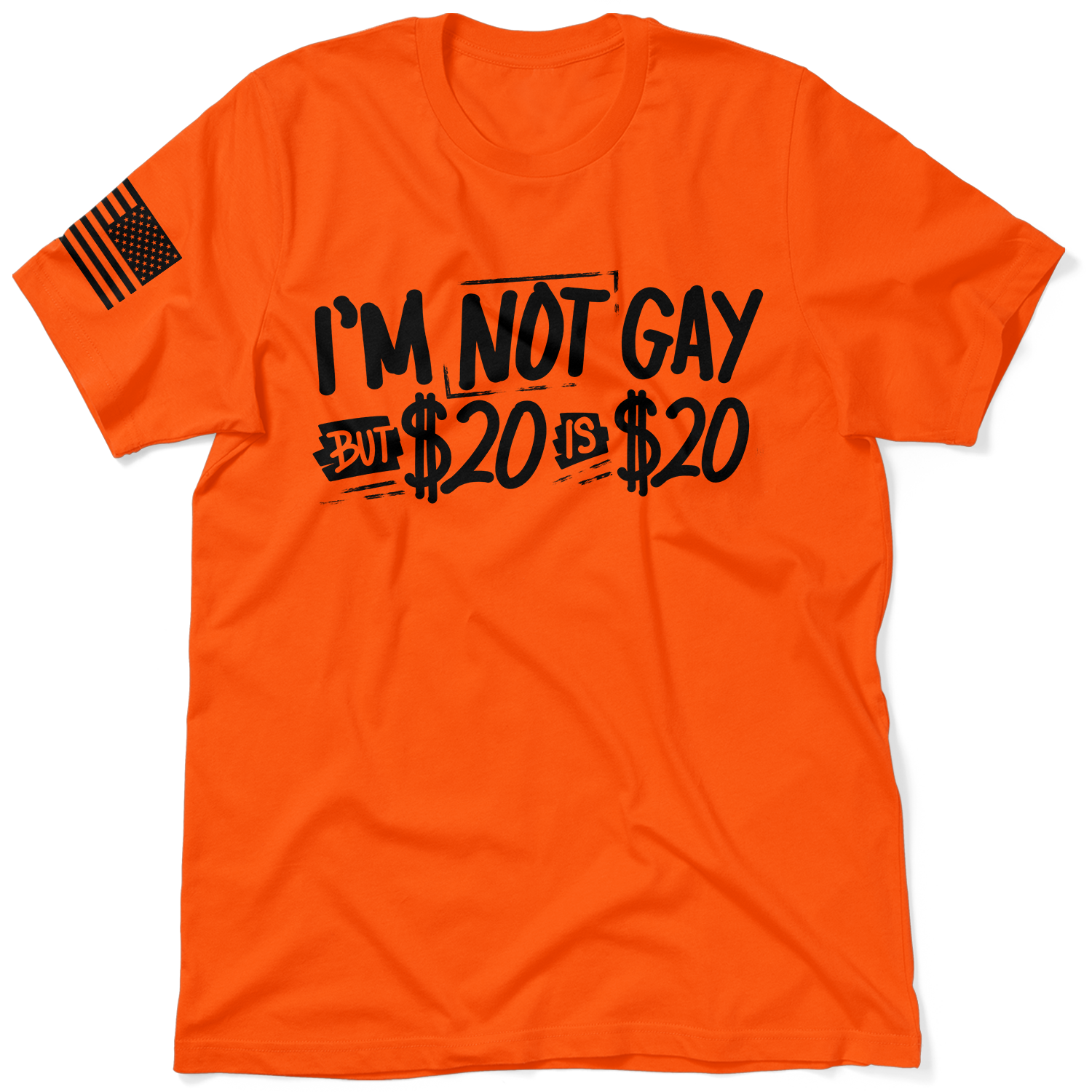 I'm Not Gay - Safety Orange T-Shirt