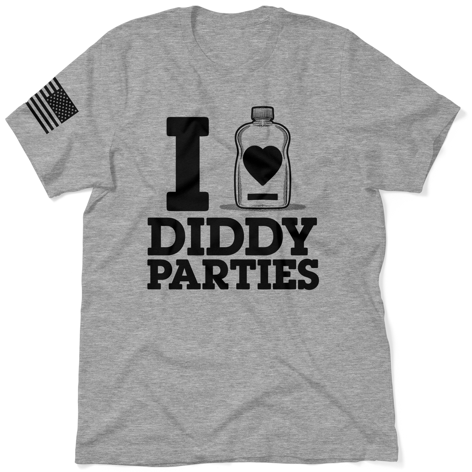 I Love Did*y Parties - Heather Gray T-Shirt