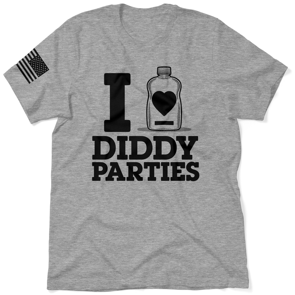 I Love Did*y Parties - Heather Gray T-Shirt