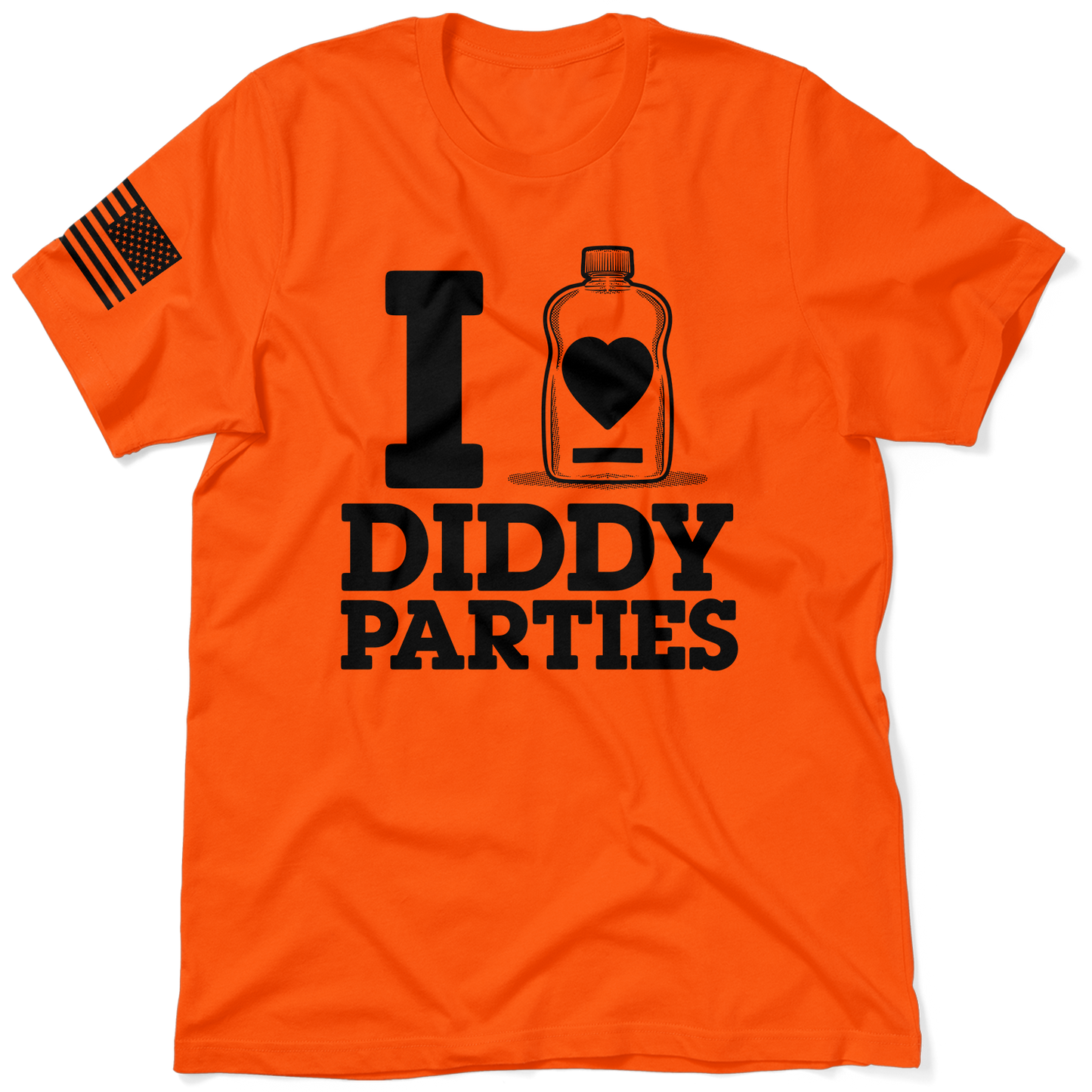 I Love Did*y Parties - Safety Orange Hi-Vis Workwear