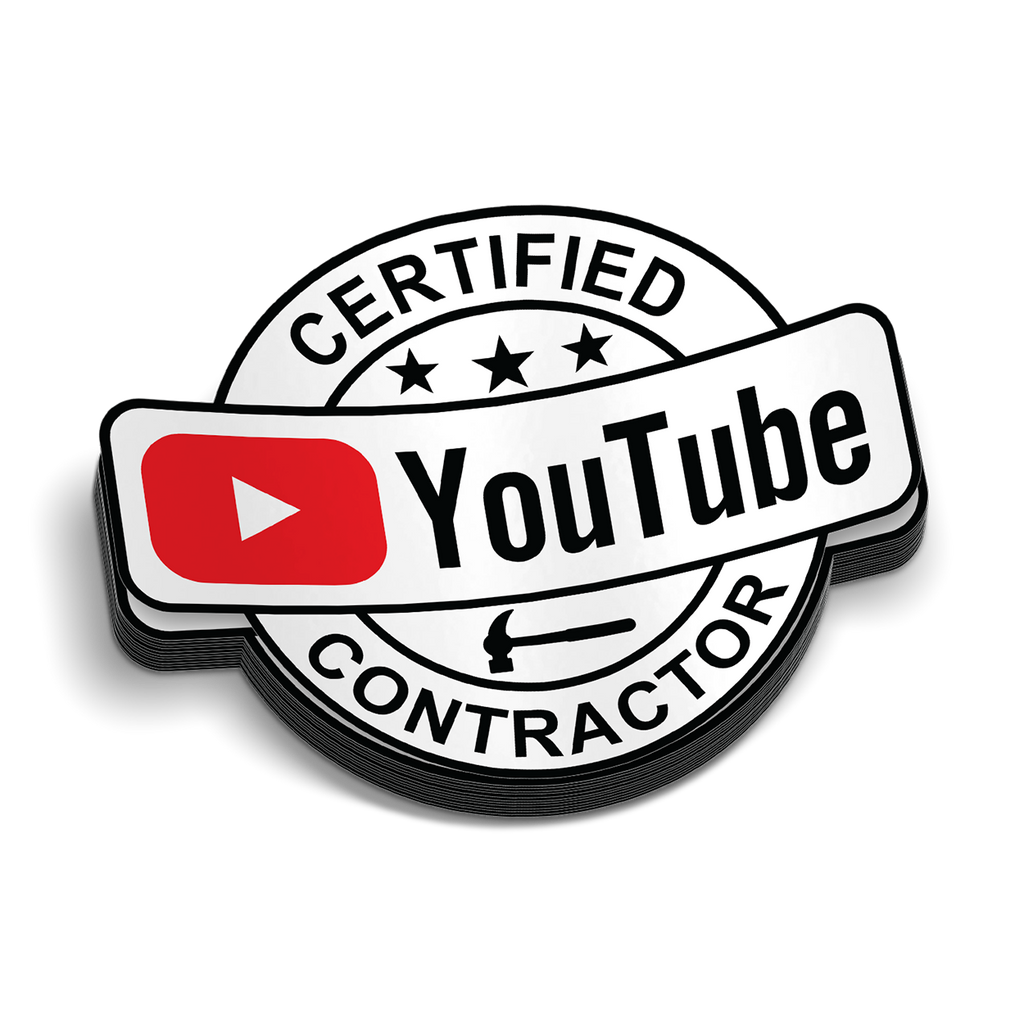 YT Contractor Hard Hat Decal