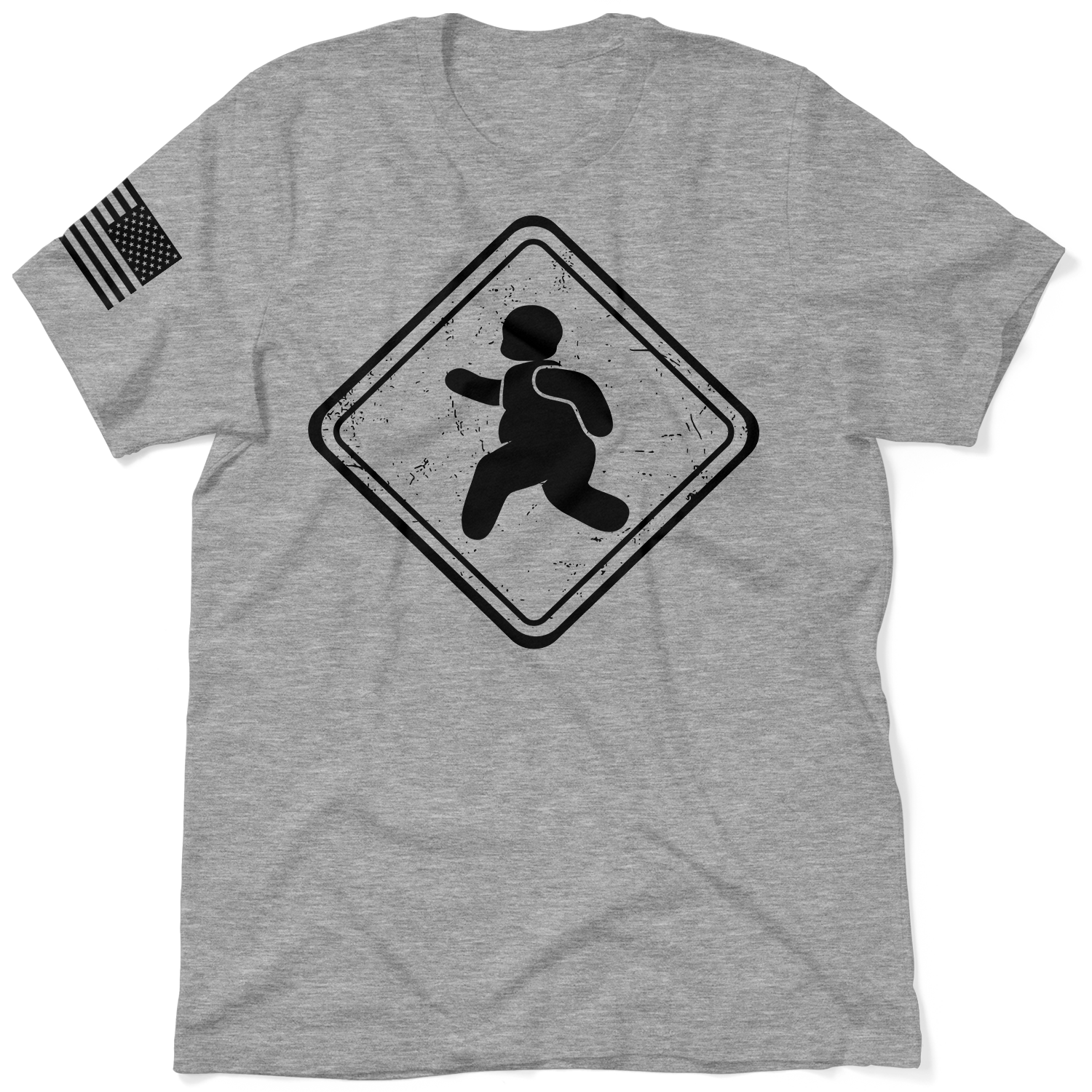 Fatty Crossing - Heather Gray T-Shirt