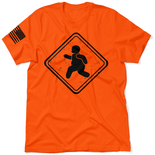 Fatty Crossing - Safety Orange T-Shirt