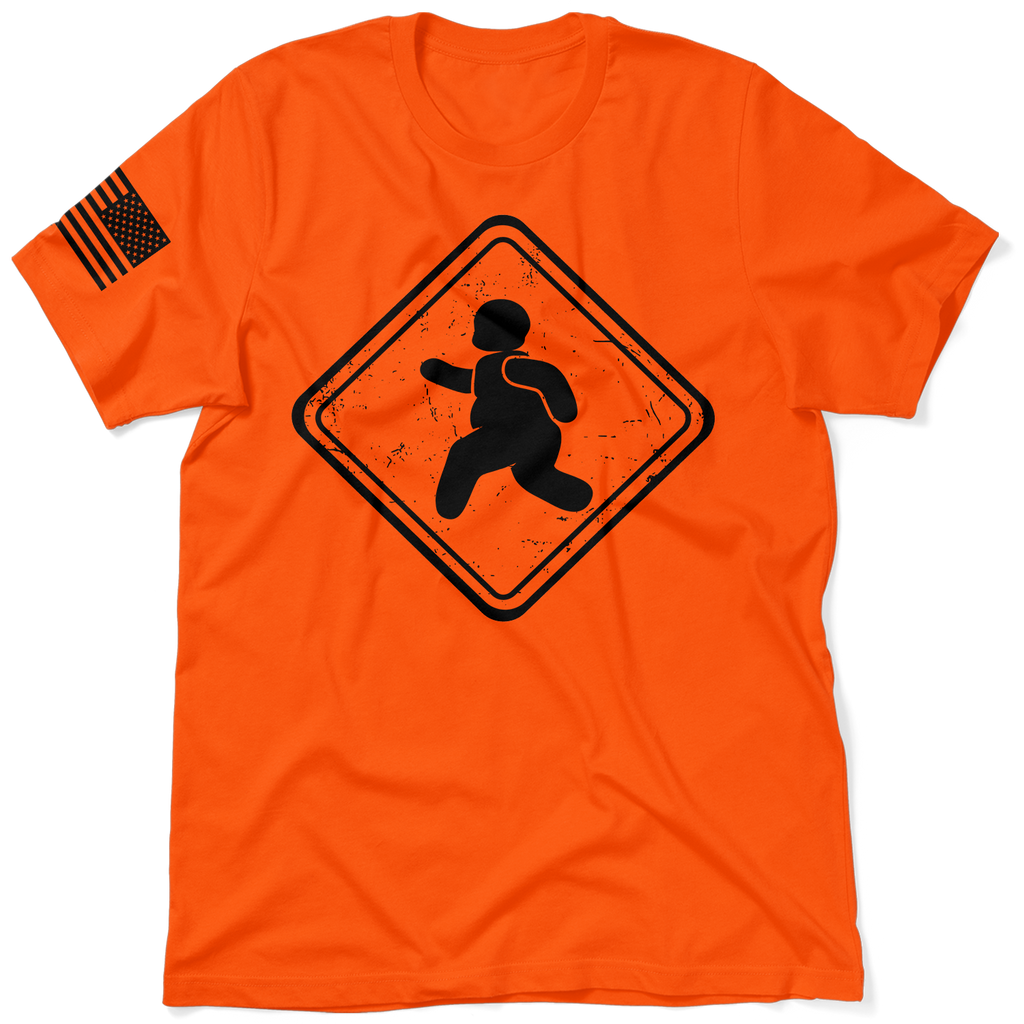 Fatty Crossing - Safety Orange T-Shirt