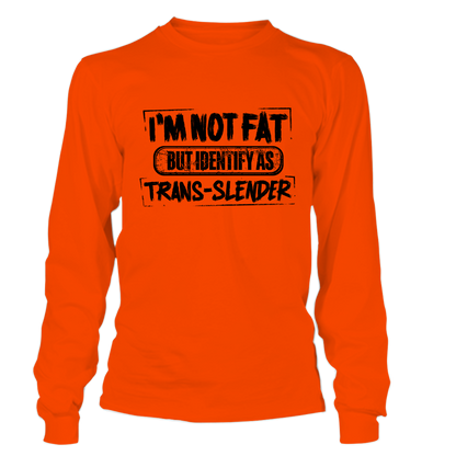 TransSlender - Long Sleeve Safety Orange Hi-Vis T-Shirt