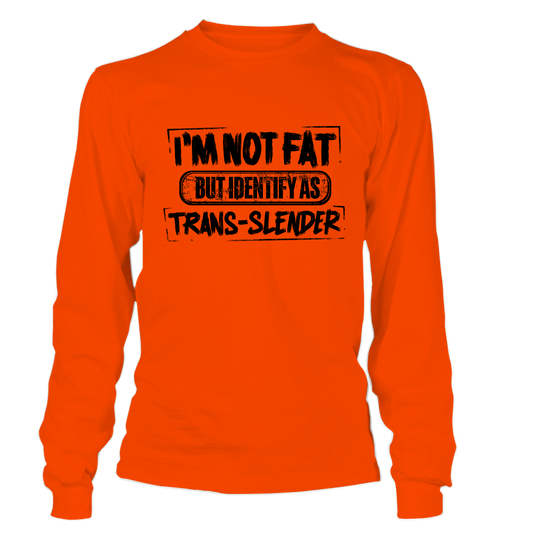 TransSlender - Long Sleeve Safety Orange Hi-Vis T-Shirt