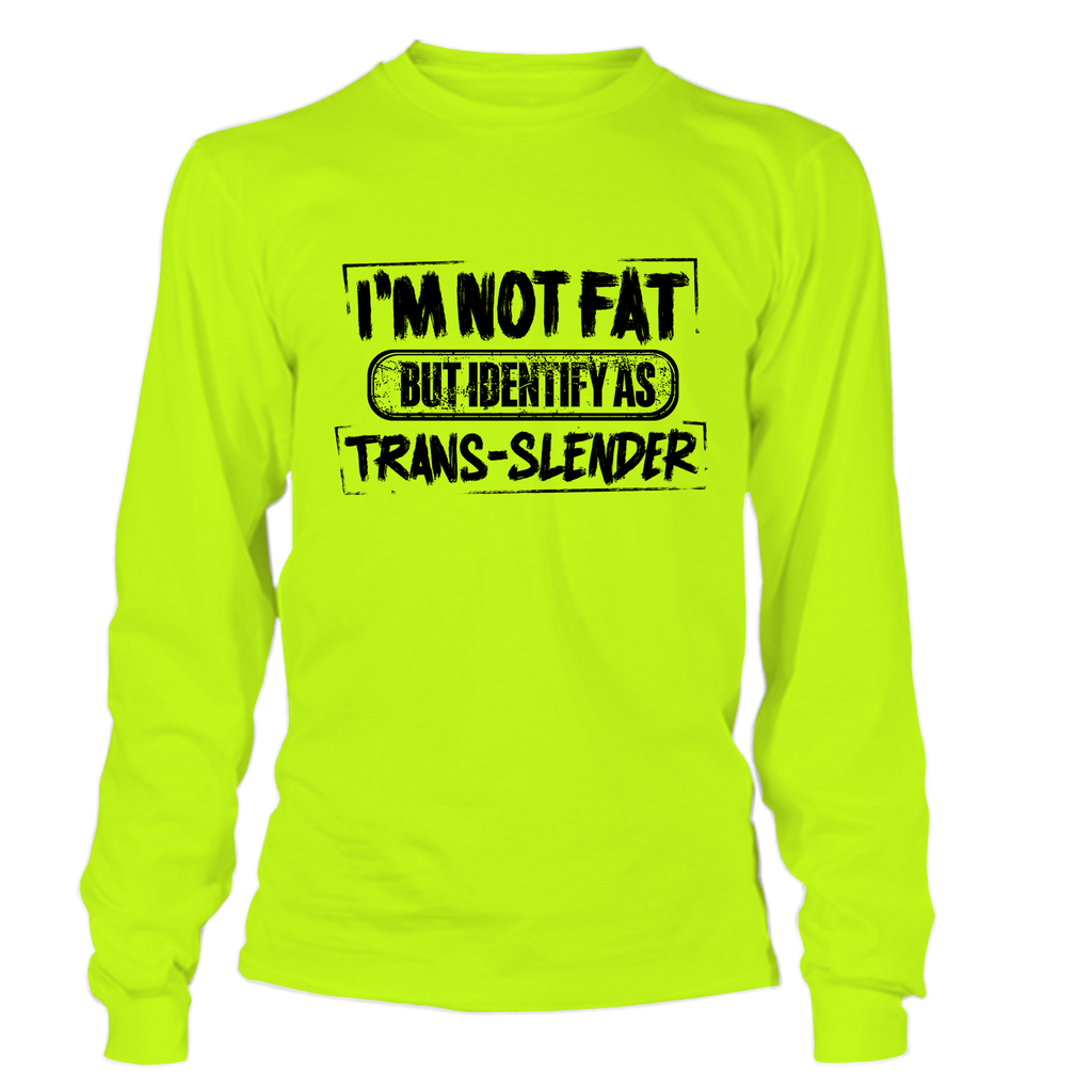 TransSlender - Long Sleeve Safety Yellow Hi-Vis T-Shirt