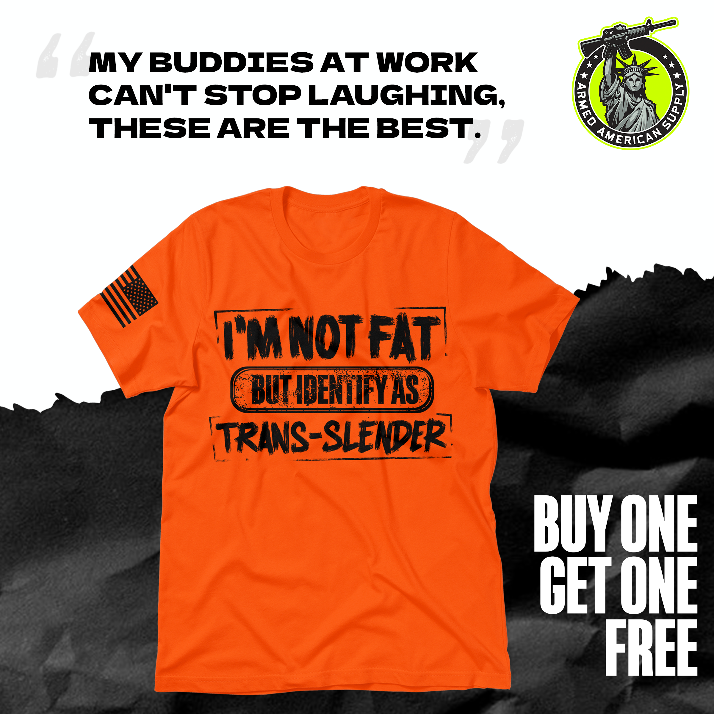 TransSlender - Safety Orange T-Shirt