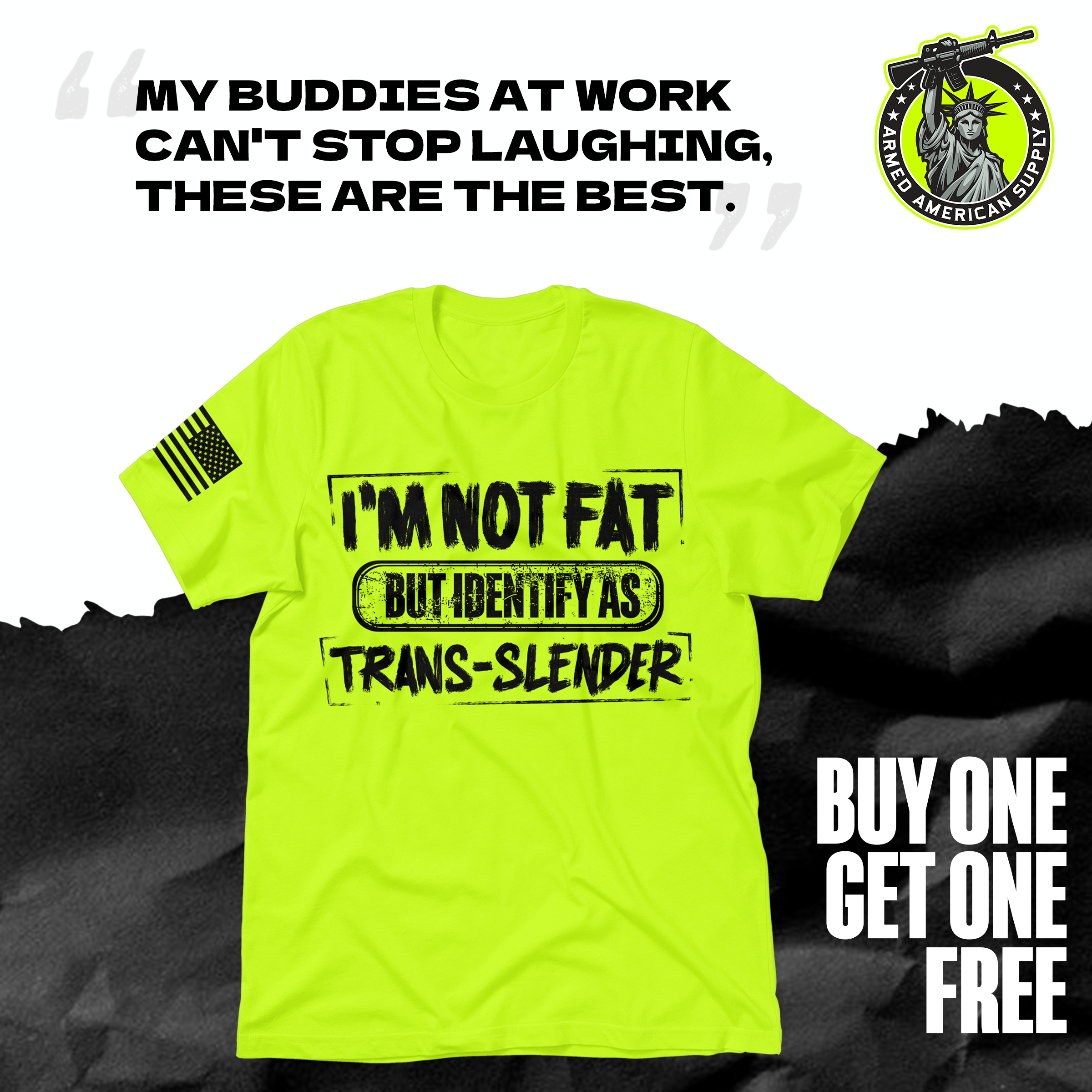 TransSlender - Safety Yellow T-Shirt