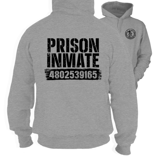 Prison Inmate - Heather Gray Hoodie Workwear