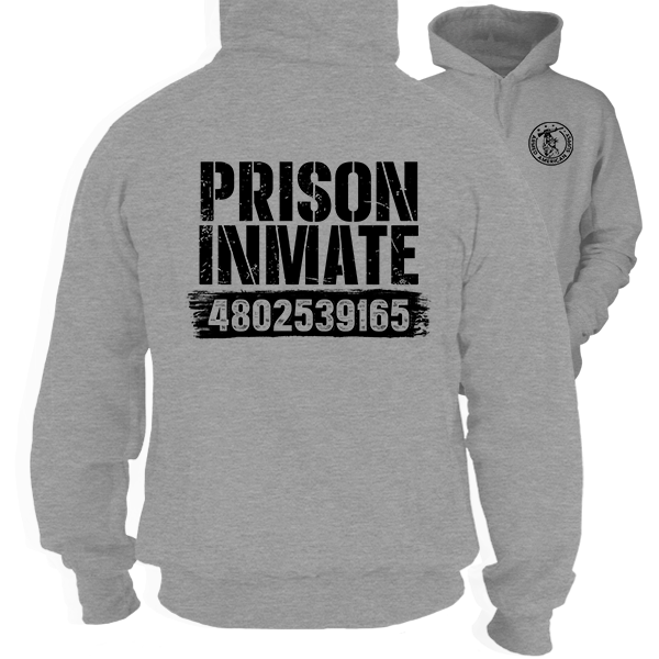 Prison Inmate - Heather Gray Hoodie Workwear