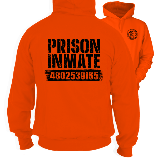 Prison Inmate - Safety Orange Hi-Vis Hoodie Workwear