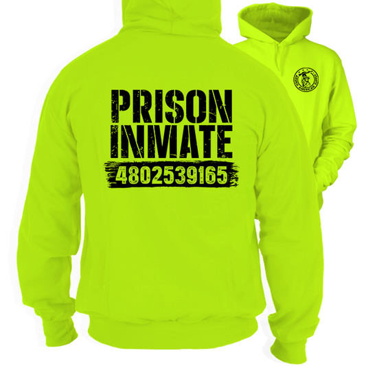 Prison Inmate - Safety Yellow Hi-Vis Hoodie Workwear