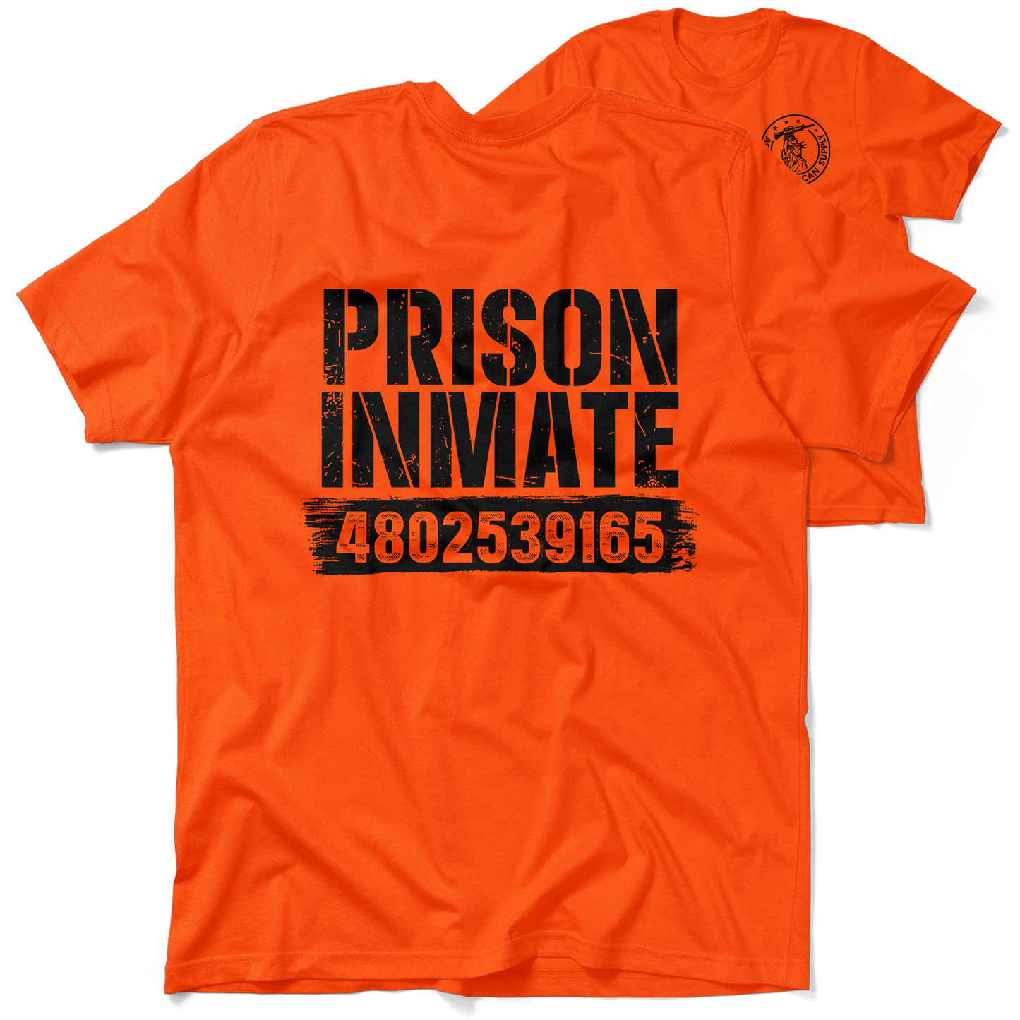 Prison Inmate - Safety Orange Hi-Vis T-Shirt