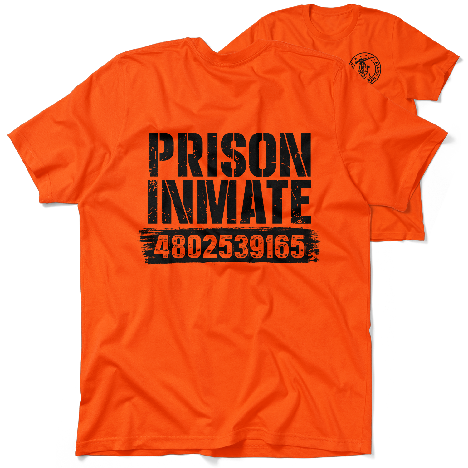 Prison Inmate - Safety Orange Hi-Vis T-Shirt