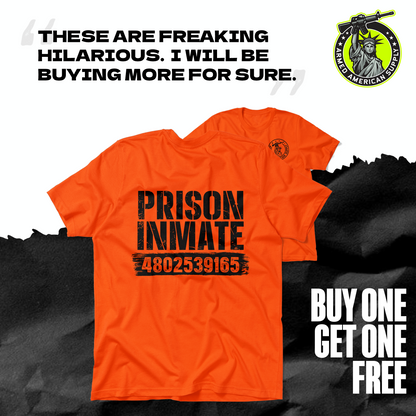 Prison Inmate - Safety Orange Hi-Vis T-Shirt