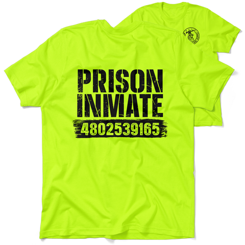 Prison Inmate - Safety Yellow Hi-Vis T-Shirt