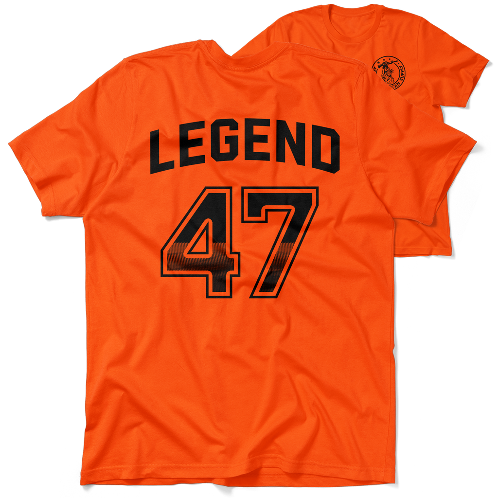 47 Legend - Safety Orange Hi-Vis T-Shirt