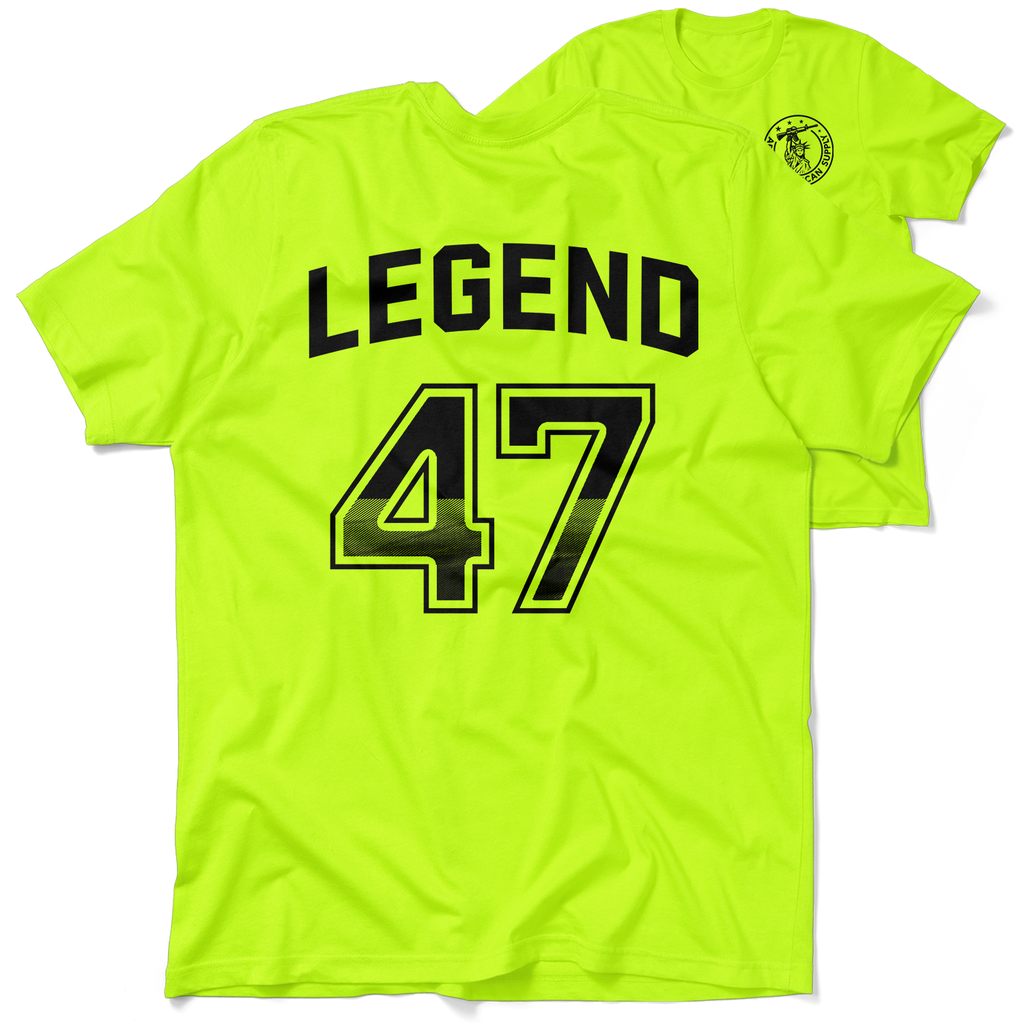 47 Legend - Safety Yellow Hi-Vis T-Shirt