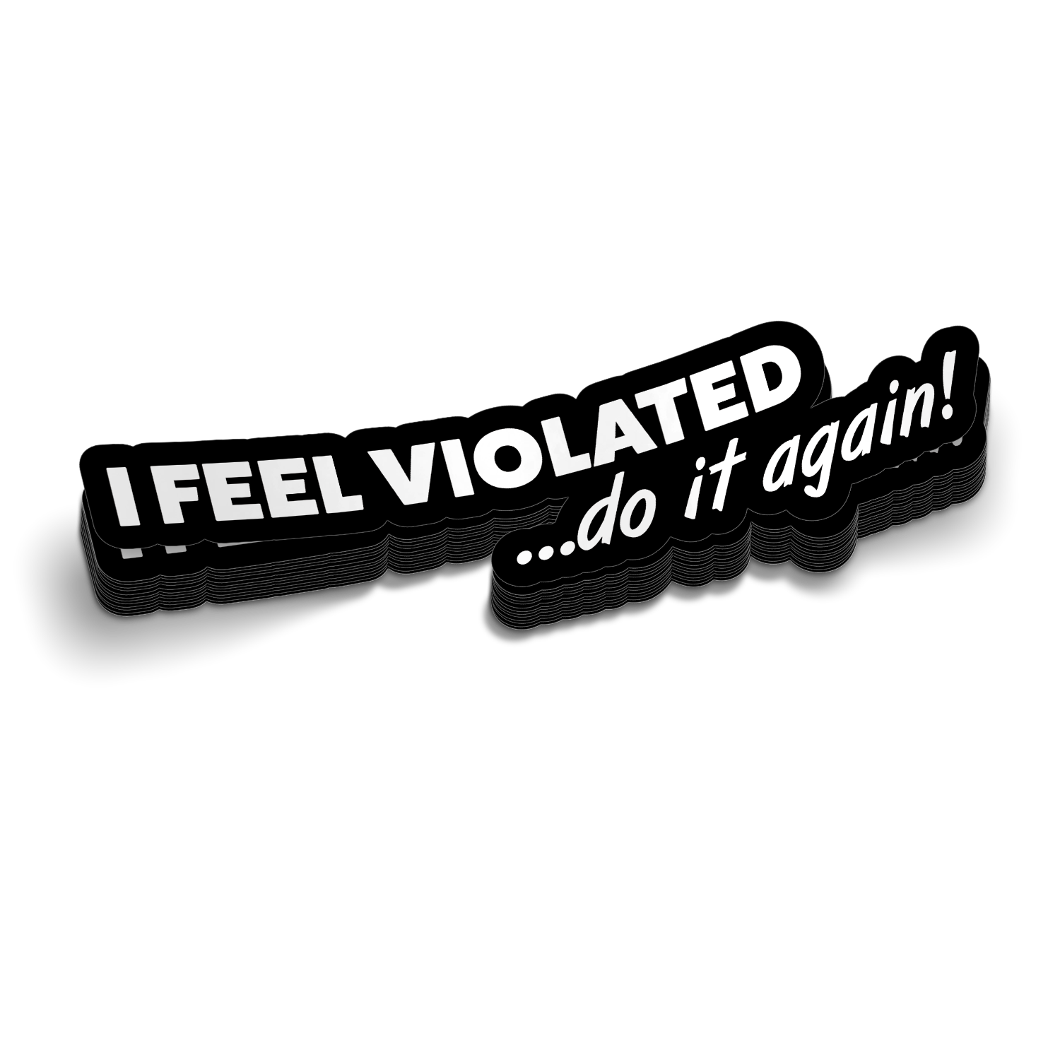 Violated - Hard Hat Decal