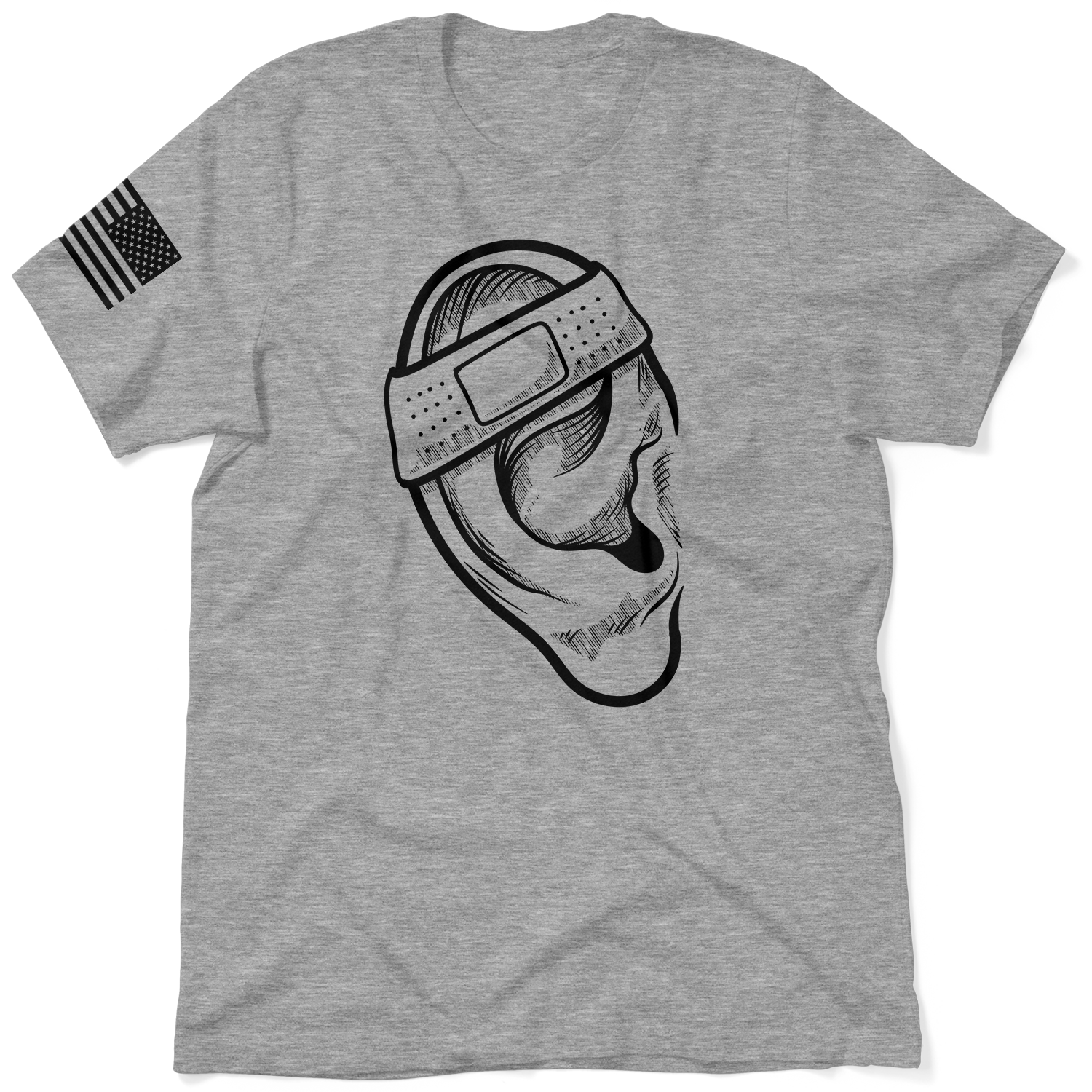 Ear - Heather Gray T-Shirt