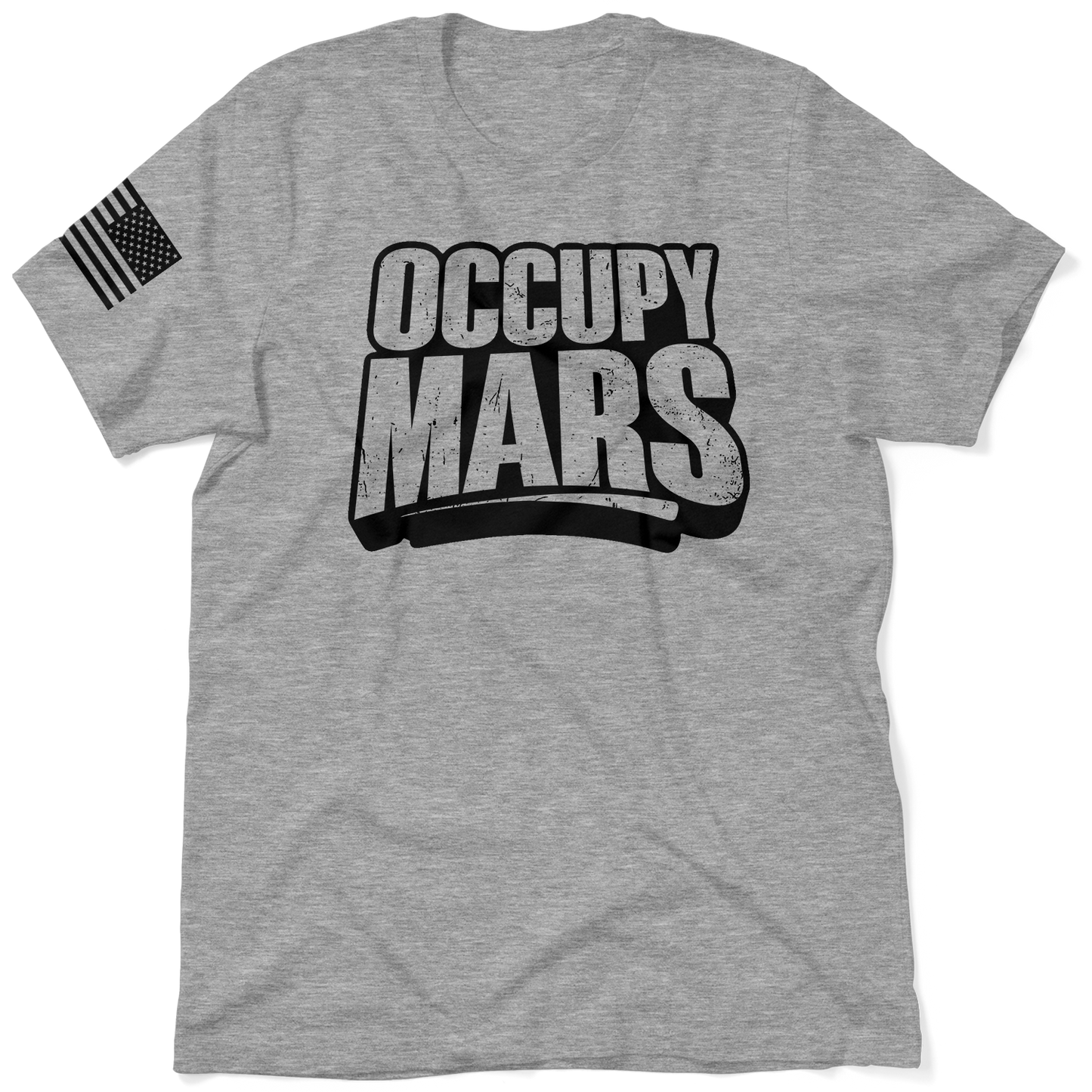 Occupy Mars - Heather Gray T-Shirt