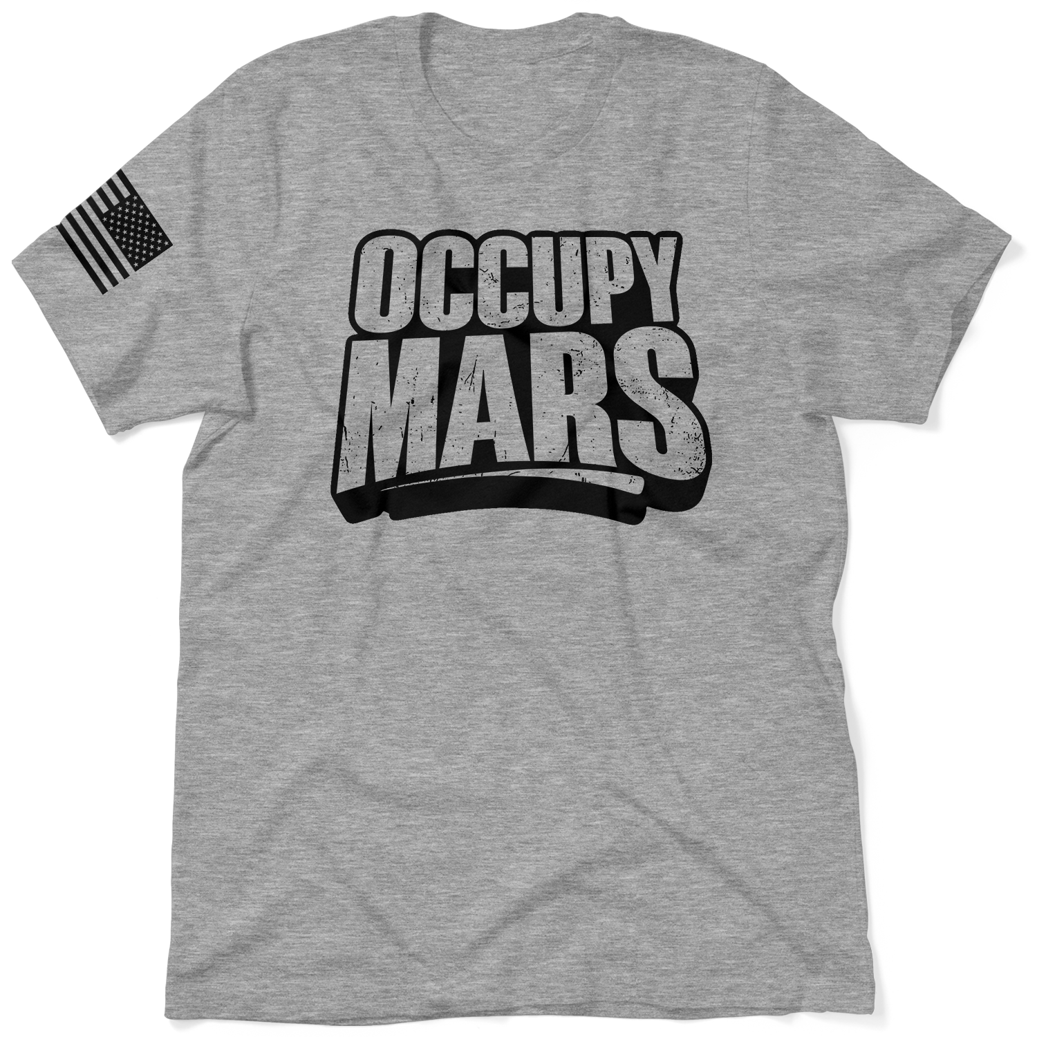 Occupy Mars - Heather Gray T-Shirt