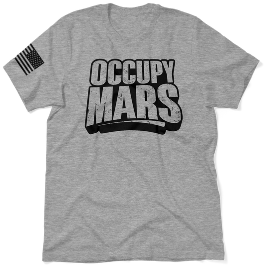 Occupy Mars - Heather Gray T-Shirt