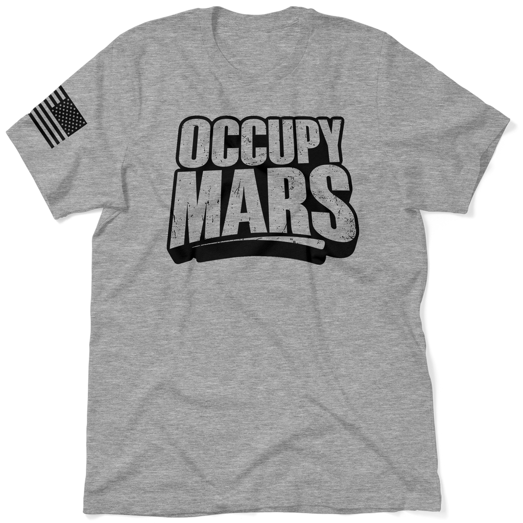 Occupy Mars - Heather Gray T-Shirt