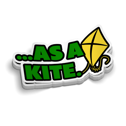 As A Kite Hard Hat Decal