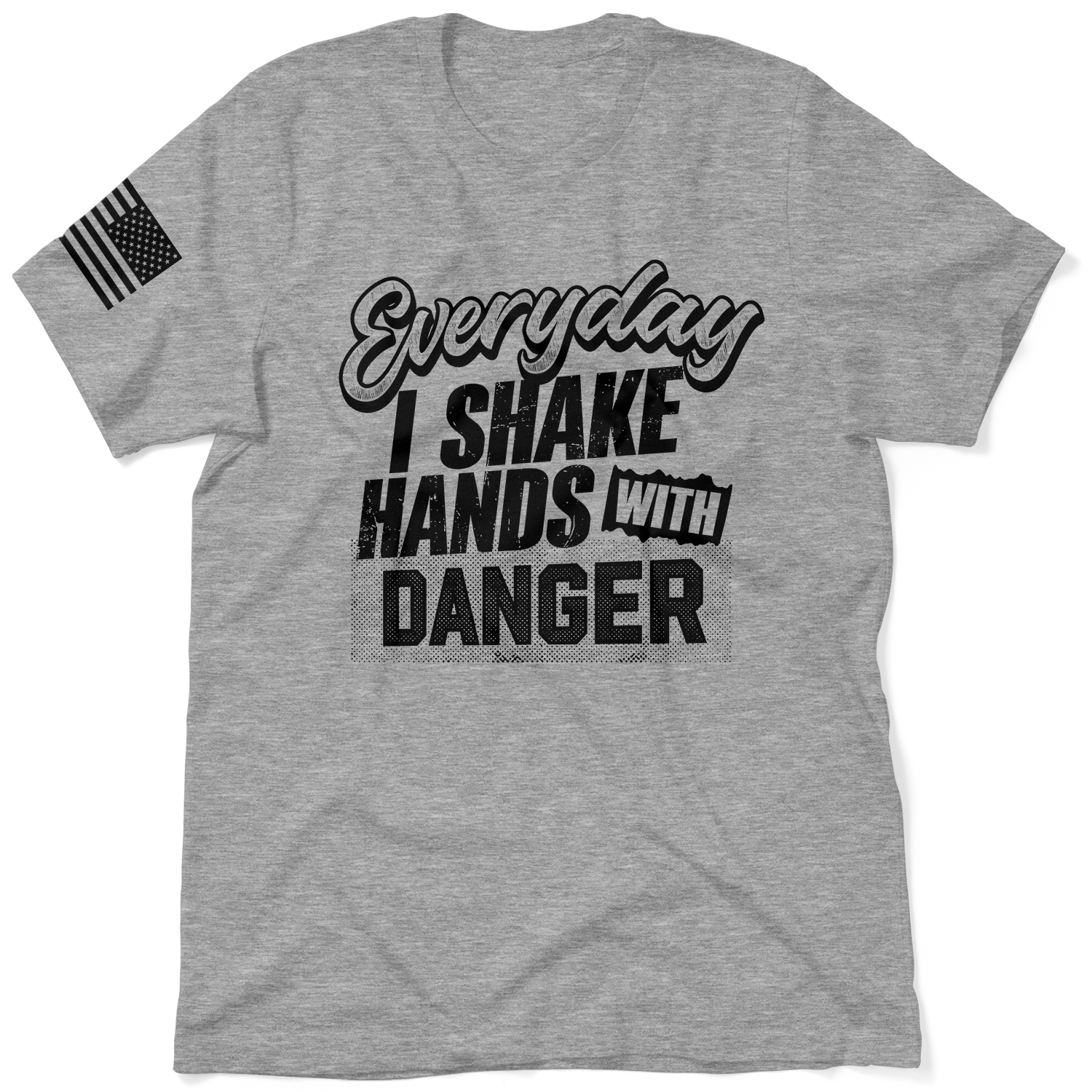 Shake Hands With Danger - Heather Gray T-Shirt