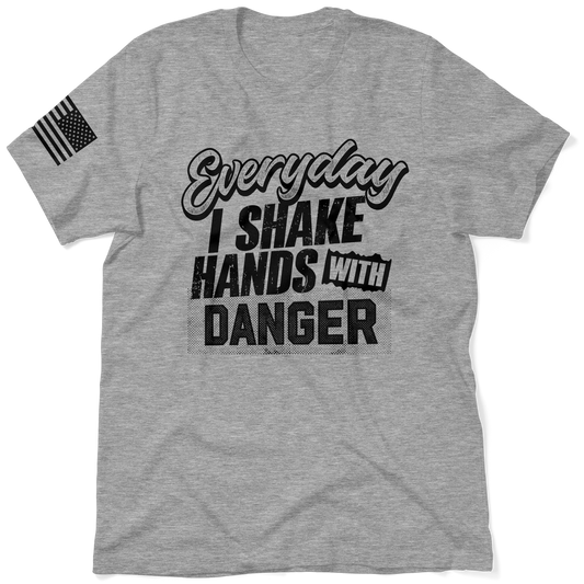 Shake Hands With Danger - Heather Gray T-Shirt