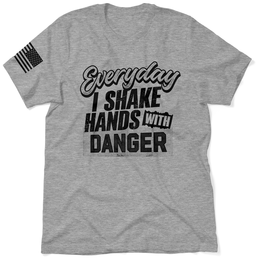 Shake Hands With Danger - Heather Gray T-Shirt