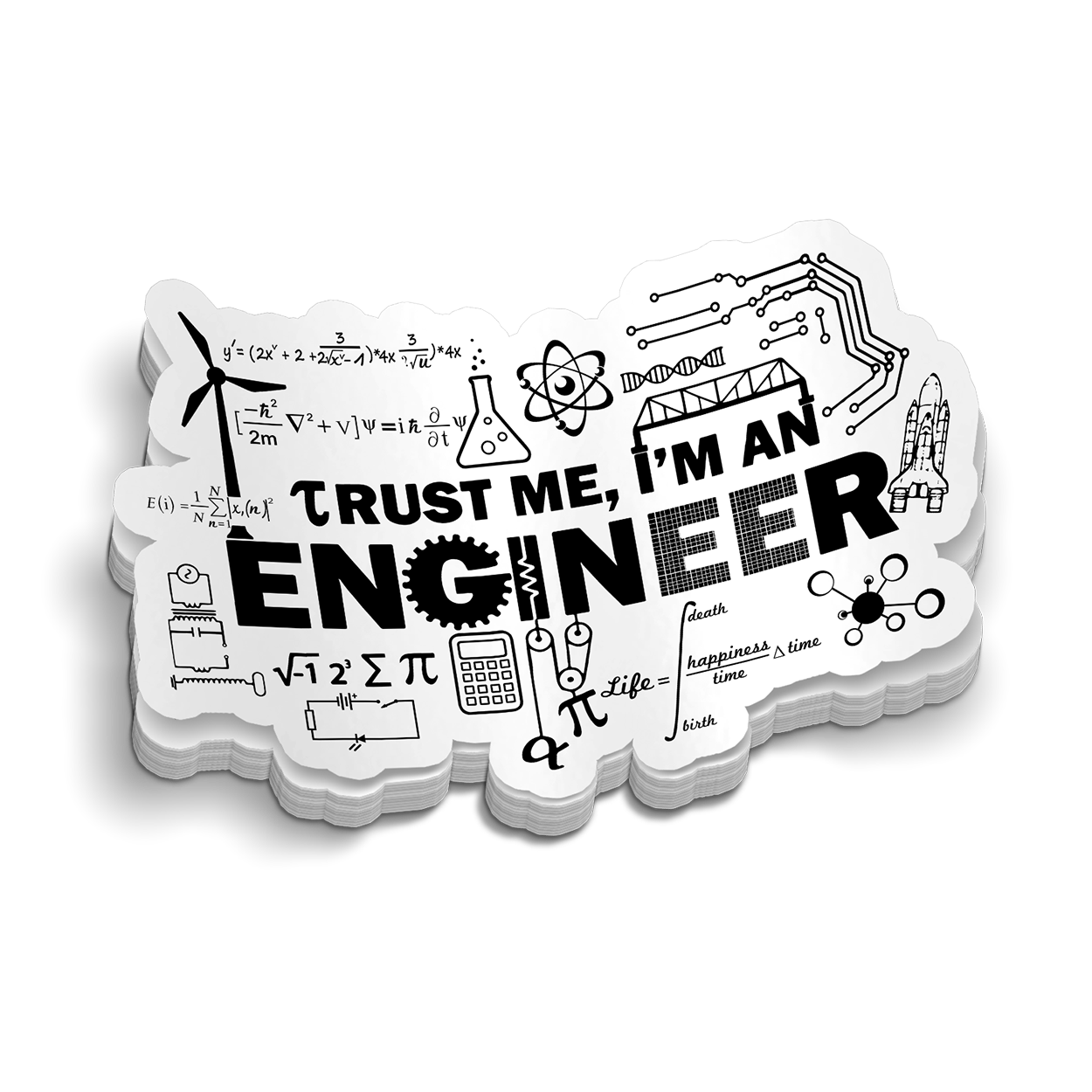 Engineer Hard Hat Decal