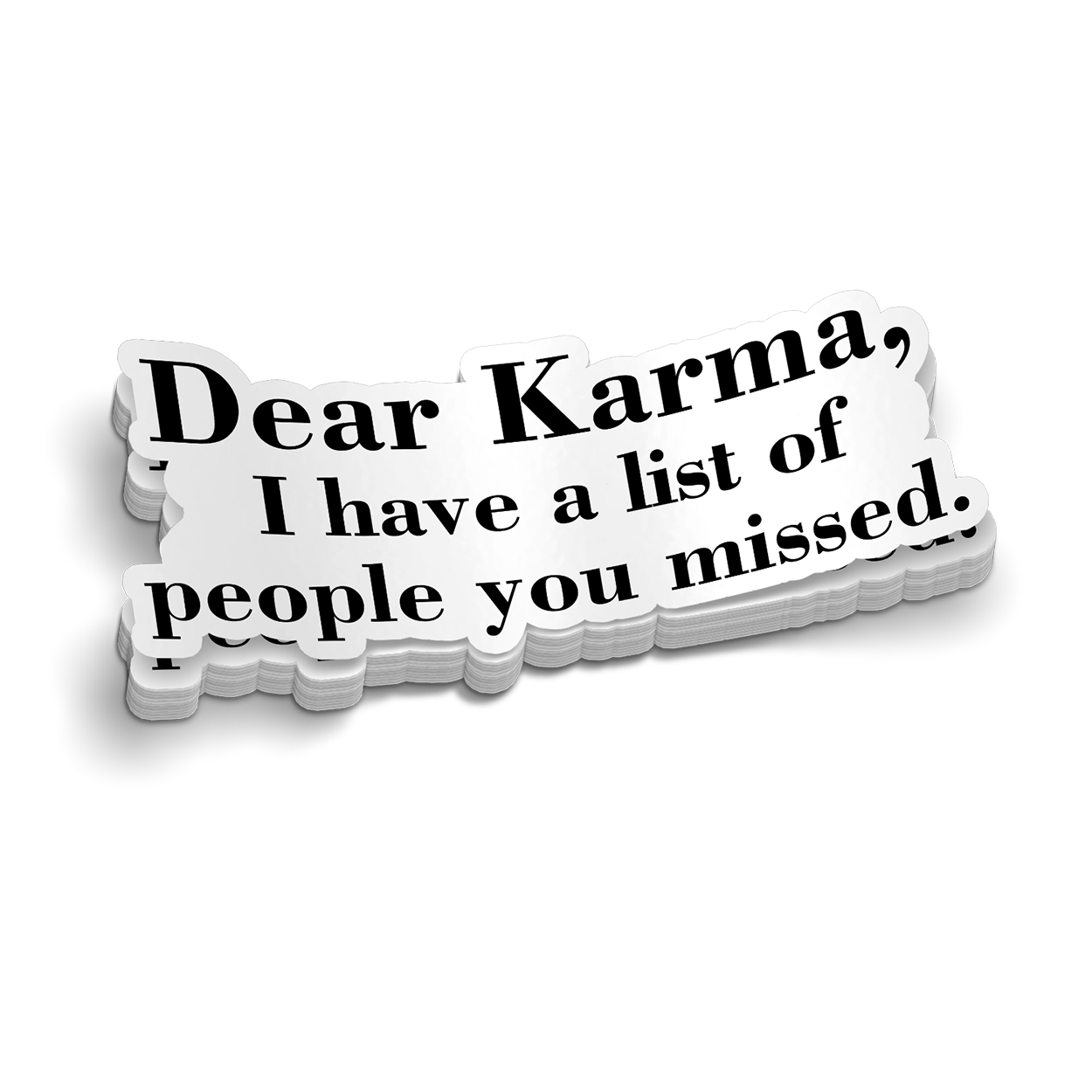 Karma Hard Hat Decal