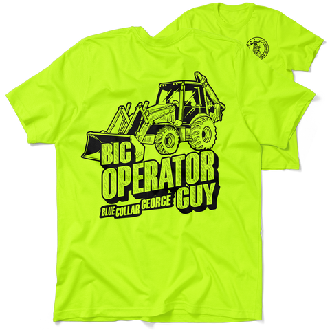 Blue Collar George Big Operator - Safety T-Shirt