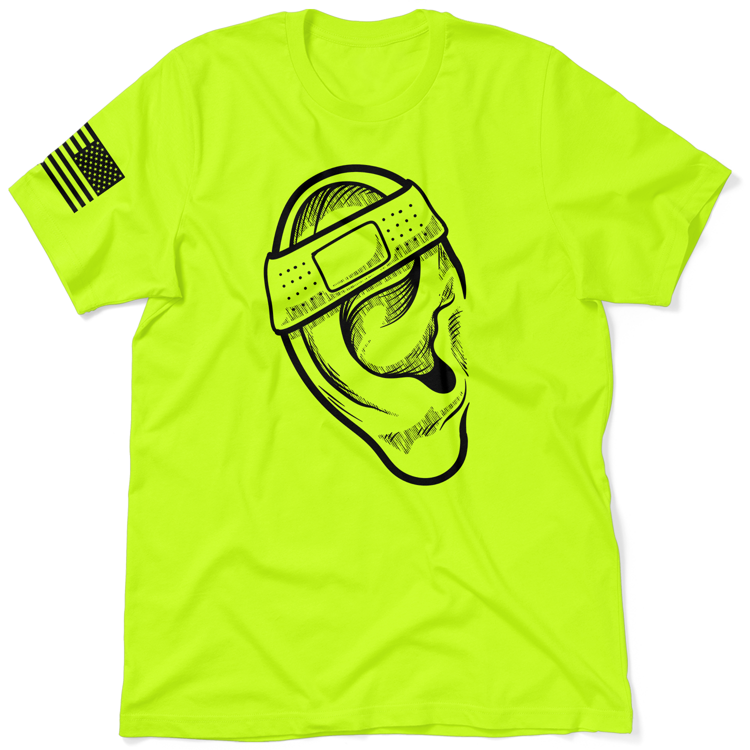 Ear - Safety Yellow T-Shirt