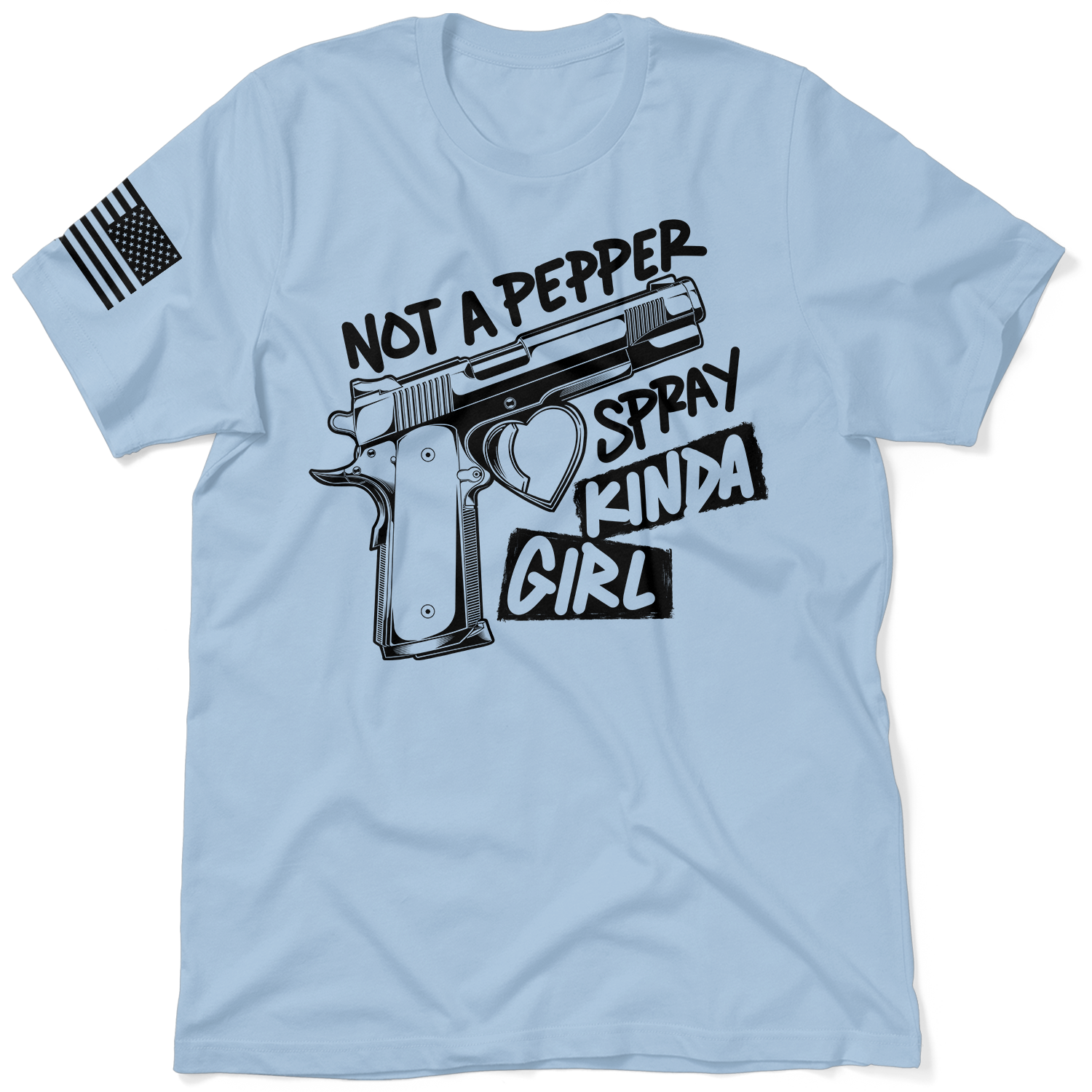 Pepper Spray Kind Of Girl - Safety Yellow T-Shirt