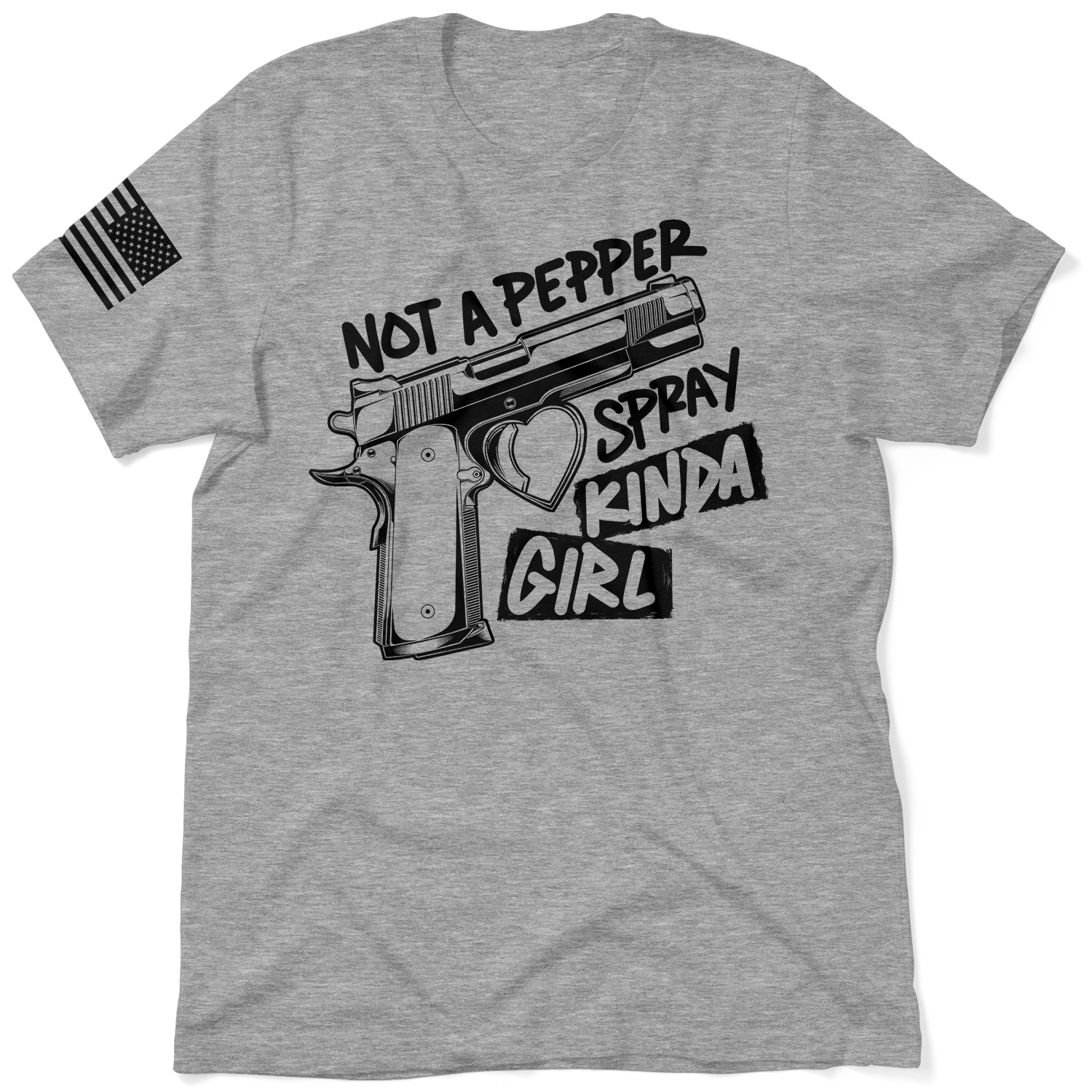 Pepper Spray Kind Of Girl - Safety Yellow T-Shirt