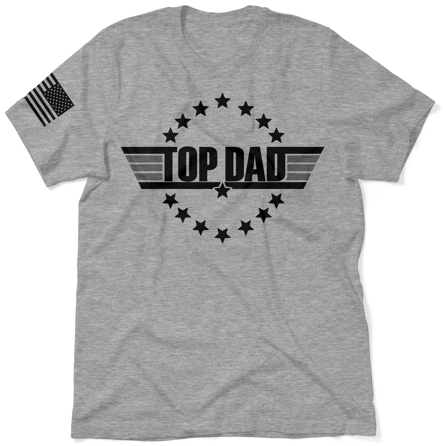 Top Dad - Heather Gray T-Shirt