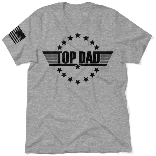 Top Dad - Heather Gray T-Shirt